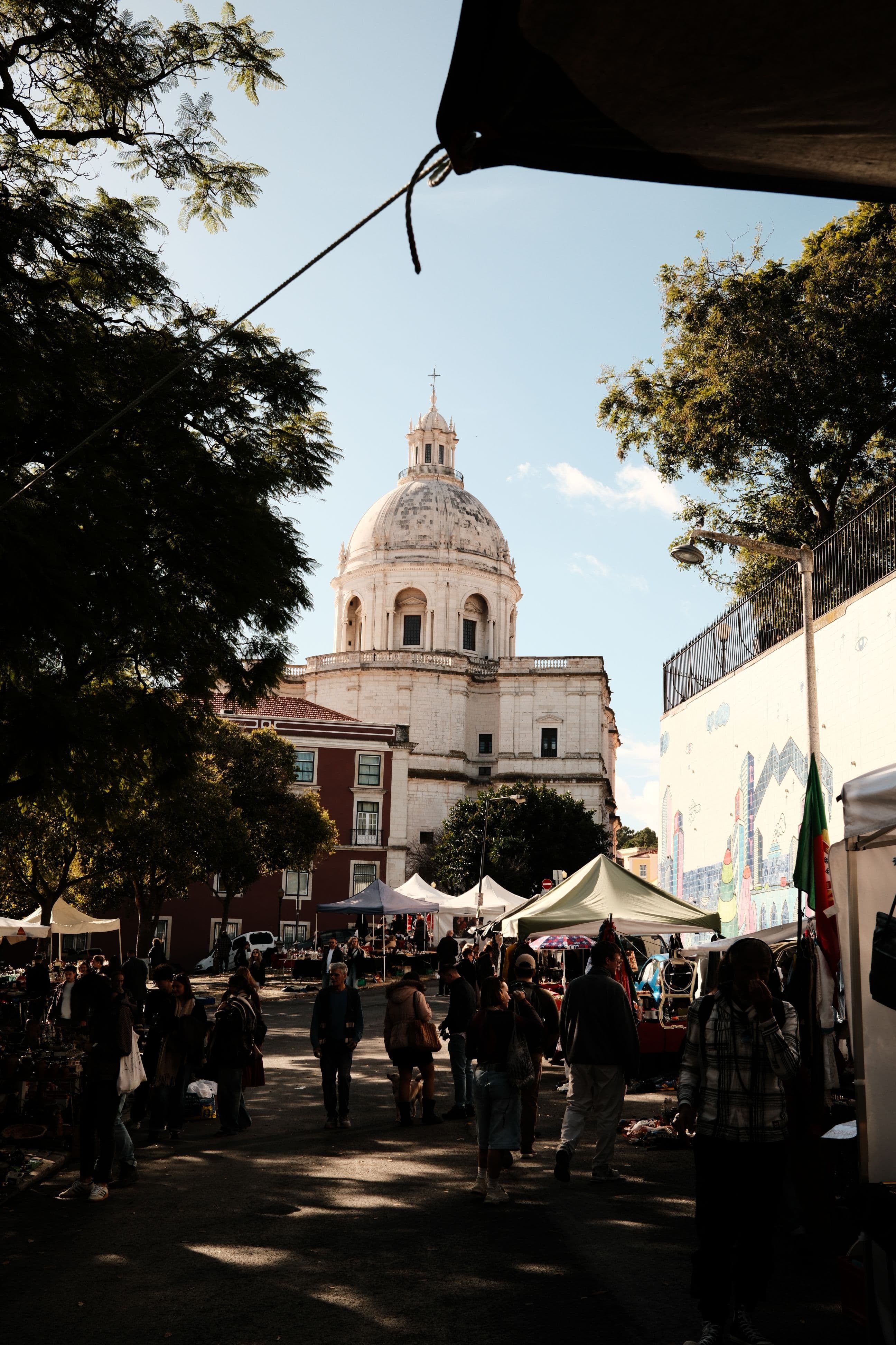 Flea matket at Campo de Satna Clara