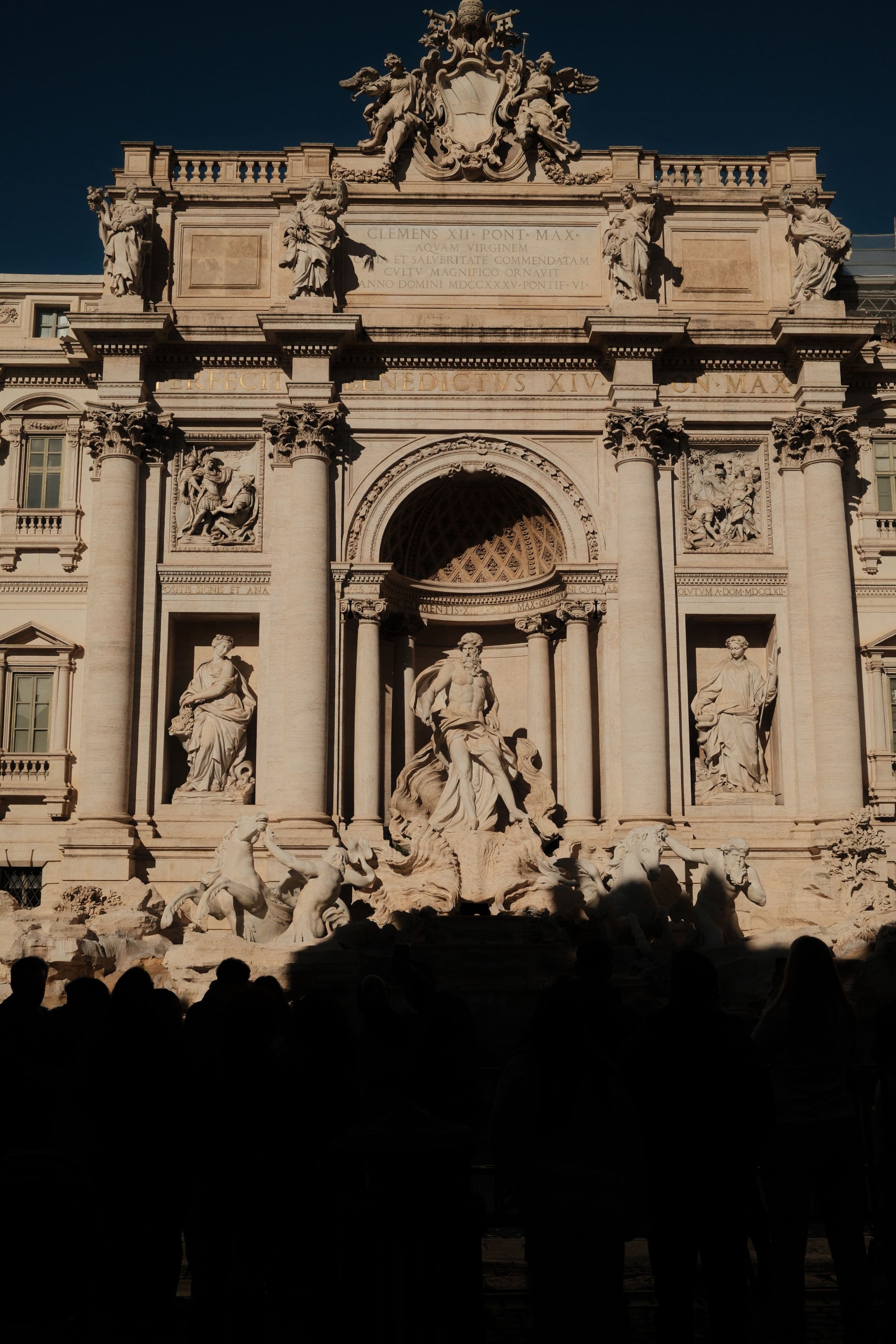 Trevi Fountain at Dusk