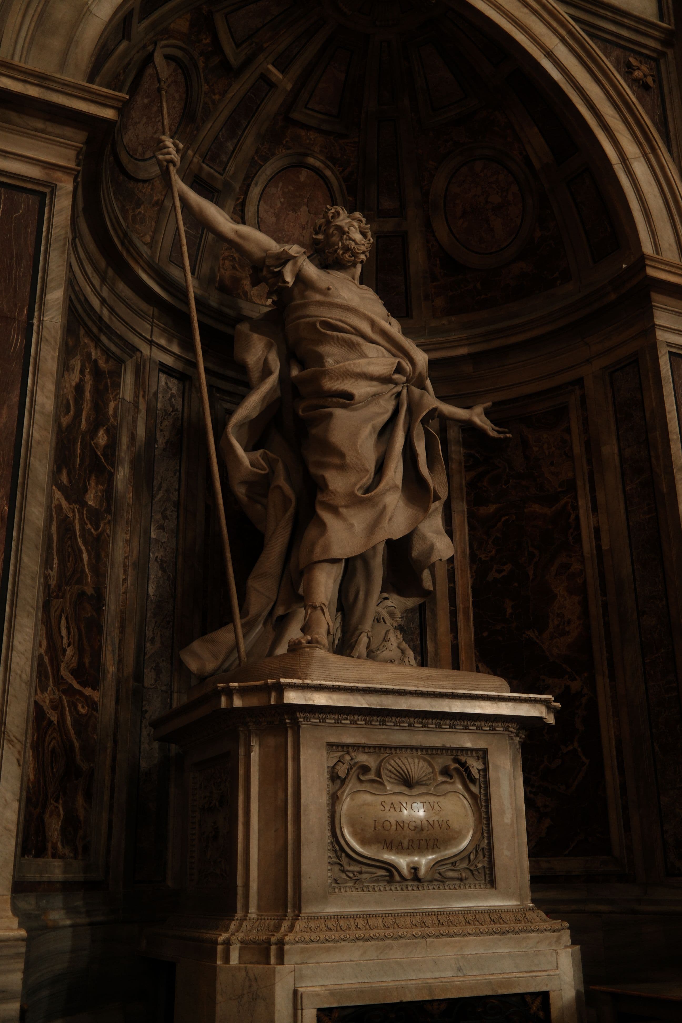Statue of Saint Longinus, St. Peter’s Basilica