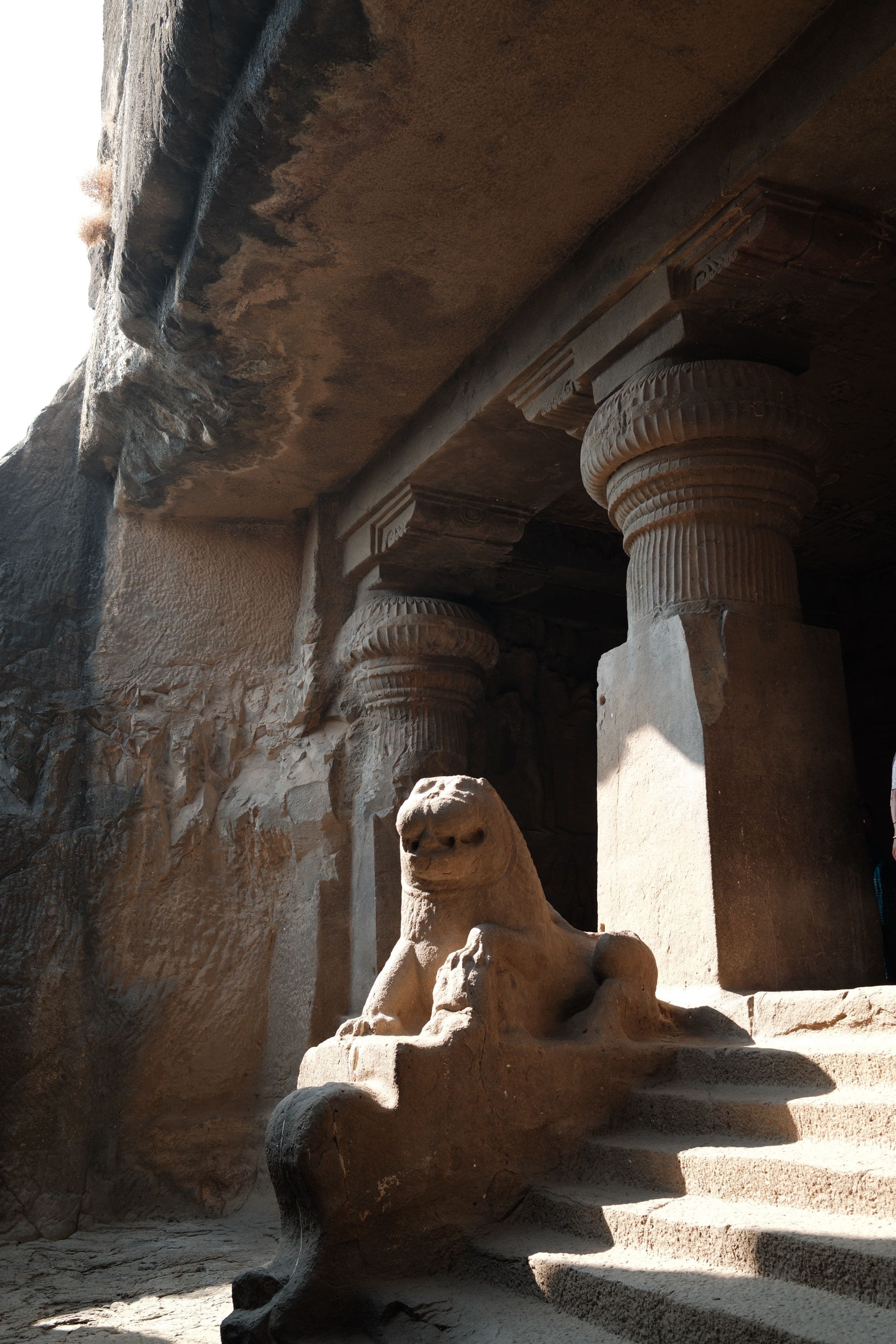Interior hall of the Ellora Caves