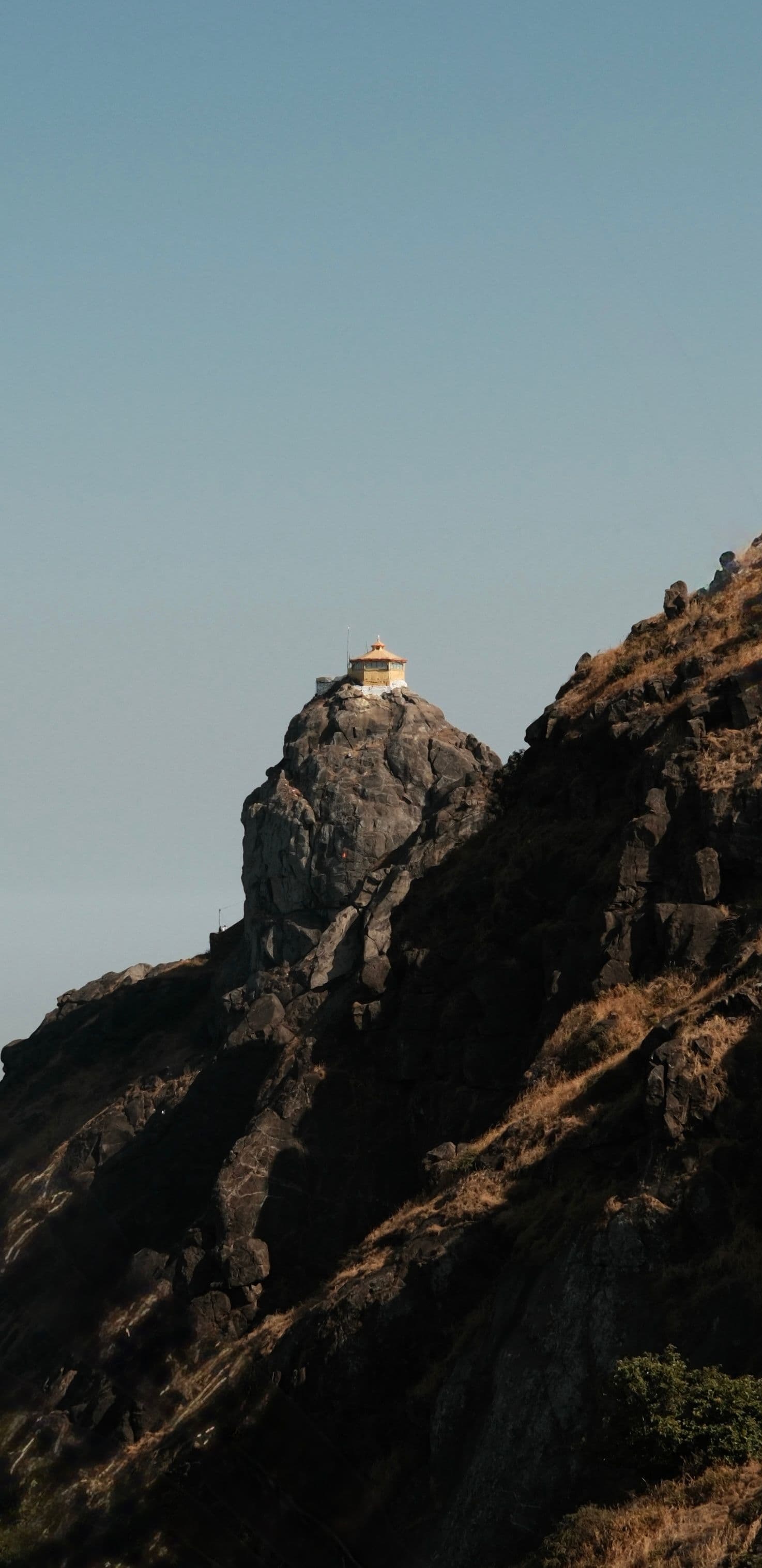 Faith, balanced on stone